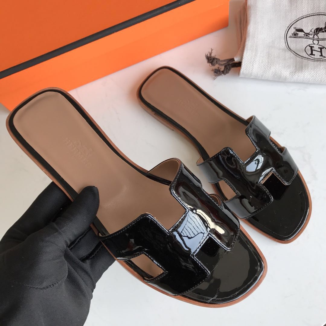 에르메스 올수공 오란 슬리퍼 샌들 페이던트 01